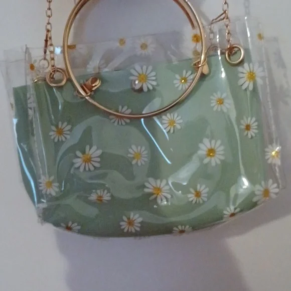 MINI DAISY PURSE IN GREEN - Picture 7 of 13